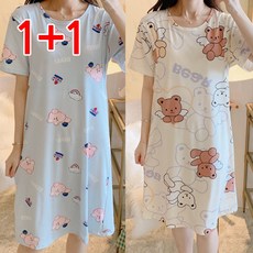 [당일출고] 1+1 수엠W 홈웨어 잠옷 R023 포근베베수유원피스 당일출고] 1+1 수엠W 홈웨어 잠옷 R023 포근베베수유원피스