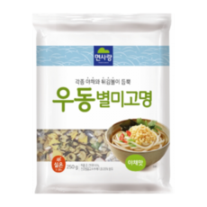 우동 별미 고명 야채맛 면사랑 250G, 1개