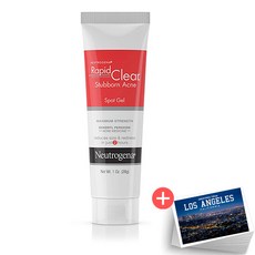 뉴트로지나 Neutrogena 래피드 클리어 스팟 트리트먼트 젤 크림 28g +포스트 카드 세트, 1개