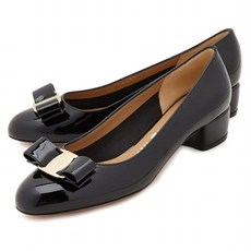 살바토레페라가모 바라 보우 VARA1 3CM NERO 0591963 여자 펌프스