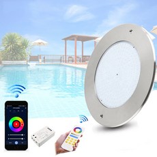 스마트 수중 LED 조명 모바일 앱 제어 풀 세트 파티 장식 분수 램프 RGB 12V IP68 18W 25W, RGB-APP Control, 02 RGB-APP Control_02 25W