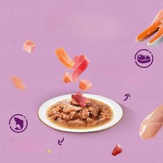 고양이 간식 삼계 4애묘 고양이 영양 미니리얼, 1개, 3. 새끼고양이 3맛 혼합