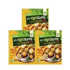 풀무원 식물성 지구식단 큐브강정 매콤바베큐 430g 3개