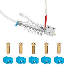 300℃ 고온 업그레이드 히트 블록 키트 3D 프린터 스프라이트 압출기 핫엔드 크롬 구리 TC4 엔더 3 S1S1 ProS1 Plus용 히팅 CR10 스마트 프로 세르문 V1, For Vyper, 1