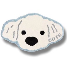 클릭미 화장실 욕실 미끄럼방지 캐릭터 발 매트, DOG2