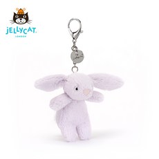 젤리캣키링 영국 Jellycat 보니 토끼 가방 펜던트 장난감 인형 열쇠고리, [01] 8cm, [01] 라일락 꽃, 1개 - 젤리캣키링