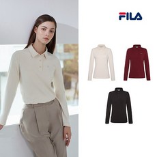 [오늘 이 혜택 마지막]FILA 23FW 옵티마웜 기모 카라티 여성3종