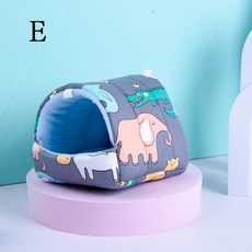 햄스터 집 기니피그 둥지 작은 동물 수면 침대 겨울 따뜻한 코튼 매트 설치류/기니피그/쥐 설치류용 부드, 05 E_04 L 20x20cm
