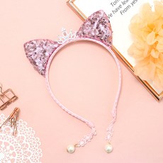 왕관귀걸이머리띠
