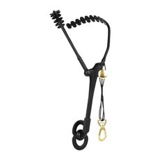 GHSHOP 색소폰 숄더 스트랩 음악 액세서리 편안한 금속 색소폰 홀더 색소폰 숄더 스트랩 쇼 연습용, 38cm-52cm, 검은색, 1개