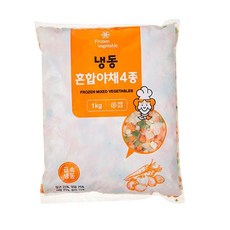 농우 냉동 볶음밥용 혼합야채 4종 (1kg) 채소믹스 볶음밥 야채 채소 1개, 급식용 1kg