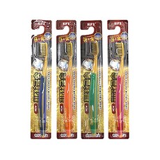 힙스 금숯 칫솔, 3세트, 4개입