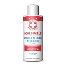 구제 + 회복 개 애완견 반려견을 위한 감염방지 18ml, 1개