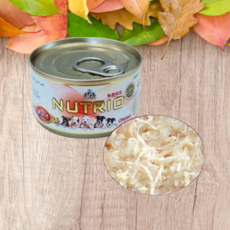 강아지 습식 사료 뉴트리오 닭고기 순살 캔 100g 1p 반려견 애견 통조림 영양 고단백, 1개