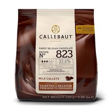 칼리바우트 밀크커버춰 초콜릿 823 400g (카카오 33.6% / 아이스박스 별도)