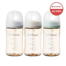 더블하트 모유실감 3세대 트리플팩 240ml(모먼트) 혼합색상 240ml 3개 상품 이미지