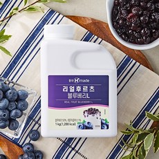 흥국F&B 리얼후르츠 블루베리L 1kg, 단품