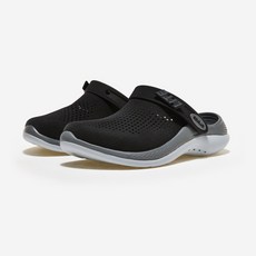 크록스 샌들 라이트라이드 360 클로그 BLACK/SLATE GREY LITERIDE 360 CLOG