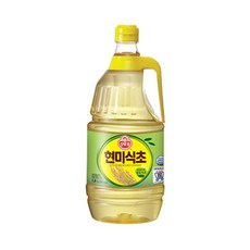 오뚜기 발효 세척 현미식초 소스 조미료 장아찌 1.8L, 17세트