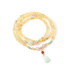 금침수정목걸이