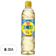 오뚜기 3배 양조식초, 2개, 900ml