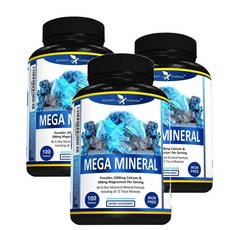 포텐트가든 메가 미네랄 칼슘 마그네슘 Potent Garden Mega Mineral, 3개, 100정