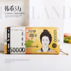 여자장지갑 유럽 동전 롱타입 골드 인물 그림 남여공용 대학생 PU가죽지갑 가방여성 가방