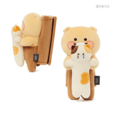 춘식이 굿즈 아기고양이 와 춘식 자동차 안전벨트커버 8x10x16.5cm, 아기고양이 춘식이, 1개