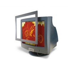 Kensington K55638A SlimScreen 프리미엄 눈부심 방지 및 방사선 방지 필터 16인치 및 18인치 모니터에 적합블랙 111405, 1개