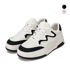 바바라 세븐플로어 소가죽 물결 여성스니커즈 4cm SFH166