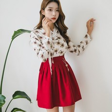 서리 미니 허리치마 생활한복