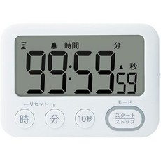 Sonic 소닉 타이머 토키 사포 백 시간 스탠드 조명으로 알림 화이트 LV3288W 2.3 x 9 6.5cm 하얀색, 1개