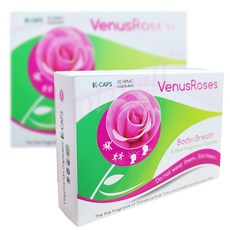 VenusRoses 비너스로즈 오일 - 불가리아 수입완제품. 먹는 * 장미오일 *, 1개, 30정 - 장미추출물