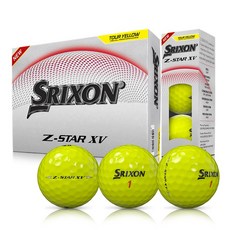 스릭슨 던롭 골프공 3피스 Z-STAR9 XV, 지스타9 XV 옐로우, 1개