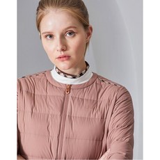 닥스 골프 여성 20FW [Ultra Light]로즈핑크 경량 라운드 하프기장 구스다운점퍼 DNJU0D901P3