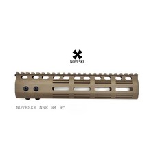 노베스키 N4 NSR M-LOK 핸드가드 (NOVESKE NSR), NSR N4 핸드가드 9인치 (탄색), 1개