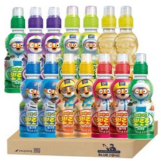  [블루존] 뽀로로 어린이음료 선물 세트 7종 14개입(밀크2개+바나나2개+딸기2개+사과2개+블루베리2개+샤인머스캣2개 +보리차2)  상품 이미지