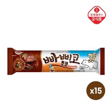 롯데제과 (ice)빠삐코 초코130ml, 130ml, 15개