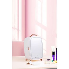 엑틸 화장품 냉장고 6L, 화이트 LED