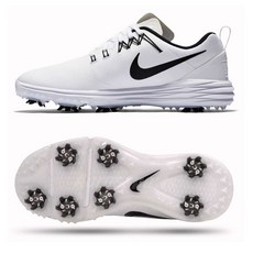 나이키 이그노어 화이트 스파이크 여성 골프화 Nike Lunar Command 2 White Golf Shoes