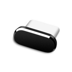 티테크 USB Type-C타입 포트 전용 메탈 먼지마개 T-DC-MC 알루미늄 9색상 USB-C 포트마개 먼지와 이물지로 부터 단자 보호, 메탈 블랙, 1개