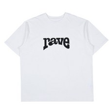 국내배송 에이이에이이 AEAE RAVE 티셔츠 화이트