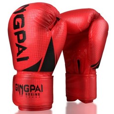 위닝글러브 contender 킥복싱글러브GINGPAI-MMA 무에타이 산다 권투 장갑 남녀 공용 글러브 6 8 10, 8oz, 07 2S  red_02 8oz, 1개