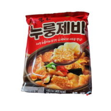 이가자연면 얼큰 누룽제비, 133.5g, 18개