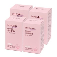 마이해빗 츄어블 철분 크랜베리 맛 600mg, 30정, 4개