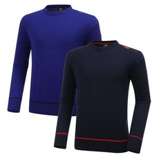 와이드앵글 (최초가 159 000원) (WMU20K43) 남성 워딩 포인트 라운드 풀오버, 95, 1개