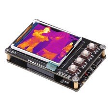 열화상카메라 열감지 적외선 측정기 MLX90640 3.4 인치 TFT 스크린 LCD 디지털 디스플레이 적외선 열 화상, 1개