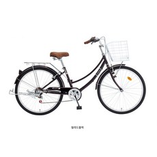 [조립 및 포장발송]삼천리자전거 선데이/프림로즈 22/24/26 인치 7단기어 여성용 자전거/줌 라이트/후미등/변환식 번호키(자물쇠) 무상 증정, 24년 선데이 26 펄 레드 블랙