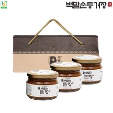 생활의달인 백말순등겨장 선물세트 7 된장 350g*3개, 350g, 3개