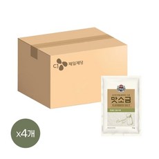 CJ제일제당 백설 맛소금 5kg x4개